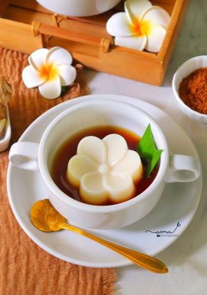 Foto resep Kembang tahu kuah jahe simple