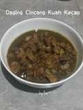 Daging Cincang Kuah Kecap