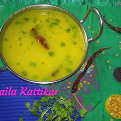 Dal Tove (Konkani style) A picture of Dal Tove (Konkani style).
