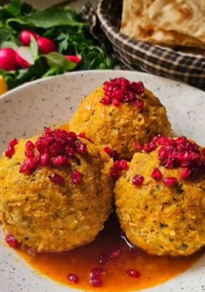 عکسی از دستور کوفته برنجی اصفهانی🥘