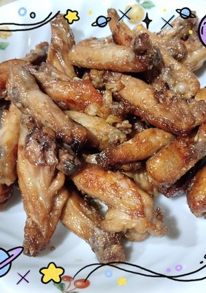 奶油蒜香雞翅 的食譜成品照片