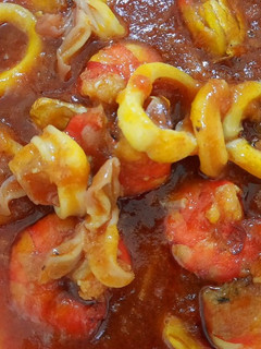 Foto resep Cumi udang saus padang