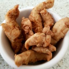 My Crispy Lemon pepper Deep-fried Chicken. 😋 A picture of My Crispy Lemon pepper Deep-fried Chicken. 😋.