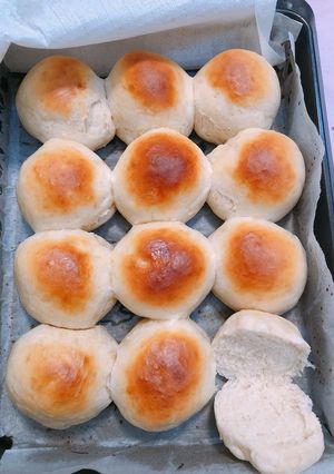 صورة لوصفة خبز الحليب طراوه مو طبيعيه