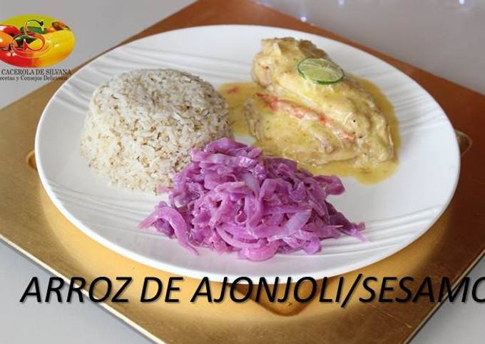 Arroz de sésamo/ajonjolí Receta de La Cacerola de Silvana- Cookpad