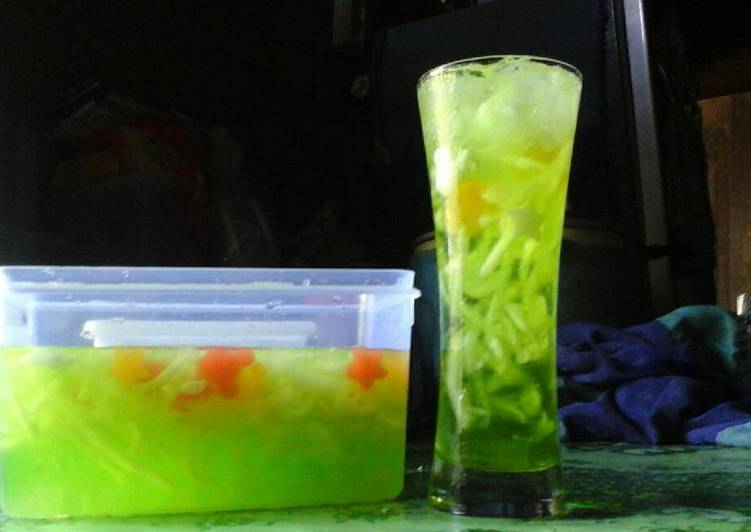 Resep masakan Es Melon Jeli | Cara Membuat Es Melon Jeli Yang Lezat Sekali