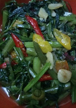 Foto resep Cah kangkung simple