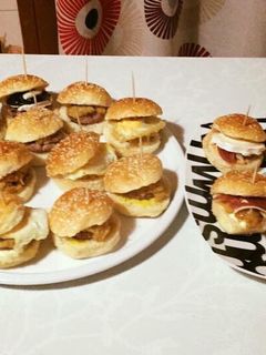 Una foto de Mini hamburguesas