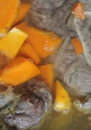 Una foto de Sopa/guiso de zapallo (sin tacc)