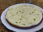 Uma foto de mousse limão