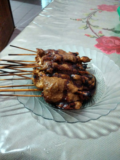 Foto resep Sate ayam bumbu kacang