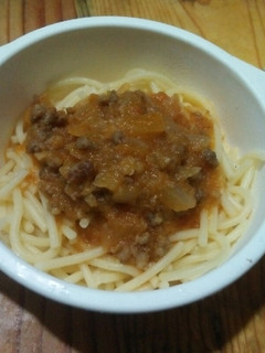 Foto resep Spaghetti beef bolognese : MPASI 1+