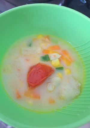 Foto resep Dory cream with sweet corn (MPASI 1 tahun +)