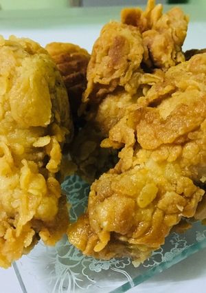 รูปของ ปีกบนไก่ชุบแป้งทอด (คล้ายๆ kfc)