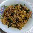 Tumis telor orak arik cabe hijau