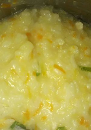 Foto resep Mpasi 10bulan nasi tim ayam gurih