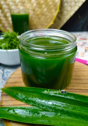Foto resep Endapan Pandan dan Suji (942)