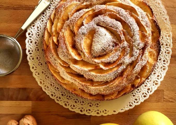 Passi a Preparare Veloce Torta di mele