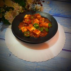 A picture of Chilli paneer.