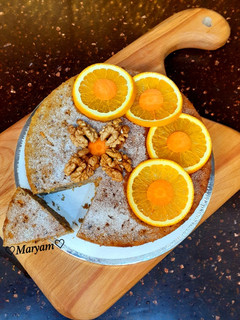 عکسی از دستور کیک هویج_گردو_دارچین به مناسبت روز پدر