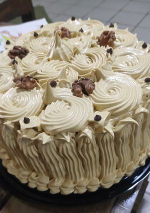 Una foto de Torta de turrón salteño