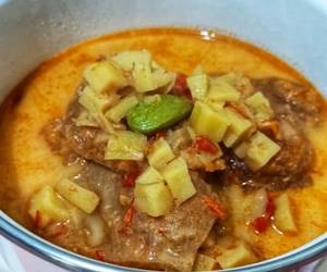 Resep mudah Sambel goreng kentang krecek Mantul Banget