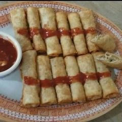 A picture of Chicken Mayo Rolls🌯🌯🌯.