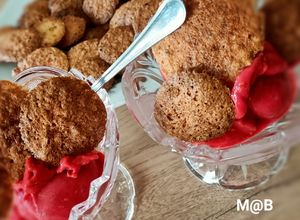 Une photo de Sorbet framboises light au COOK EXPERT