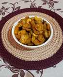 Kaju-karela sabji (bitter gourd with cashews)