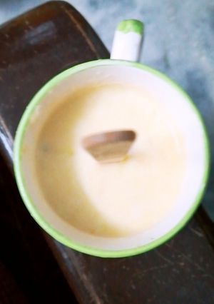 A picture of Instant Kesar peda kulfi.