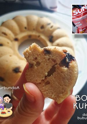 Foto resep BOLU KUKUS dari BUBUR SUN - 1 telur no mixer super gampang!