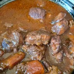 Halal version Beef Bourguignon using instant pot A picture of Halal version Beef Bourguignon using instant pot.