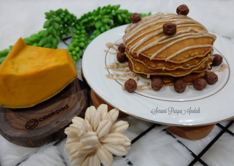 Pancake Labu Kuning (Kabocha)
