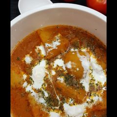 A picture of Niramish aloo'r dum.