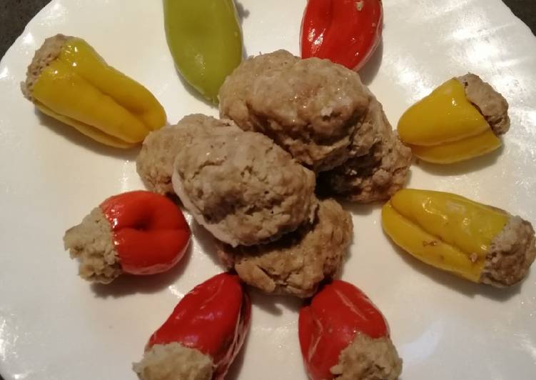 Steps to Make Homemade Stuffed Baby Capsicum