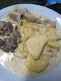 Pollo a la crema
