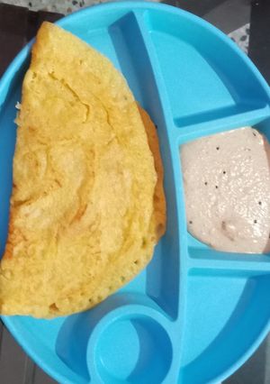 धुस्का विद बादाम पोस्तो की चटनी (Duska with badam posto ki chutney recipe in hindi) रेसिपी मुख्य फोटो