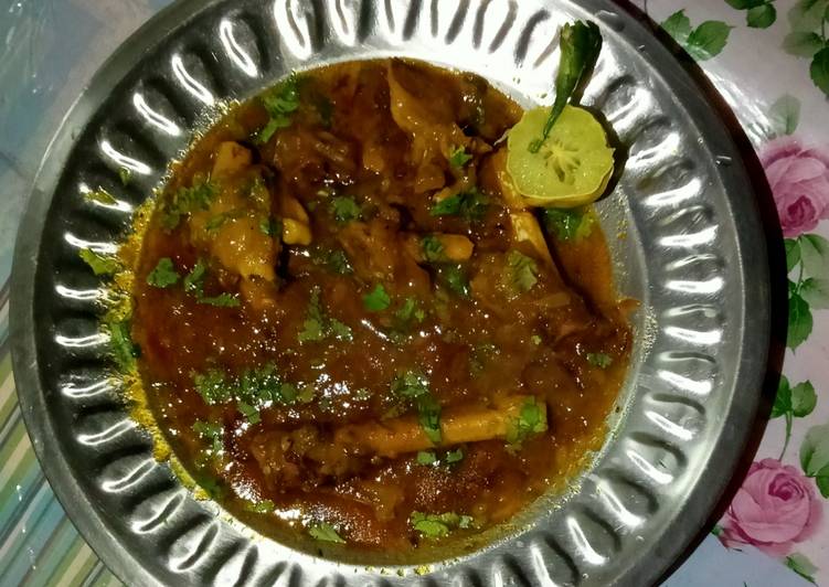 Simple Way to Make Homemade Mutton paya recipe