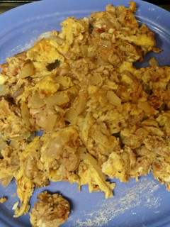 A picture of Scrambled Eggs and Brains.