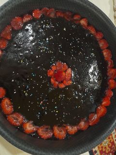 عکسی از دستور کیک خیس شکلاتی...🍫