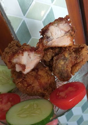 Foto resep Ayam Goreng Krispi tanpa ungkep Spesial #lembut #juicy #simple