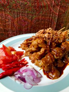 Foto resep Sate ayam bumbu kacang
