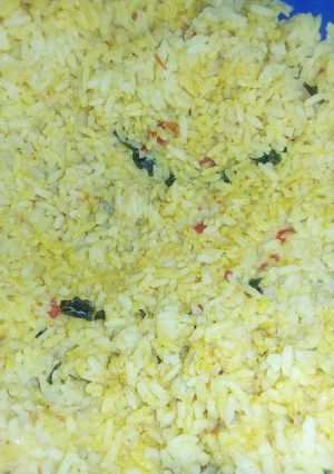 A picture of Jollof rice recipe.
