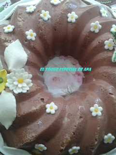 Una foto de Cuajada de fiesta con chocolate