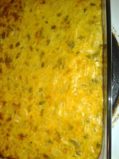 A picture of squash casserole.