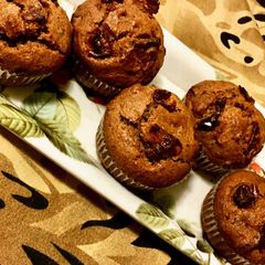 A picture of EGGLESS WHOLE-WHEAT DATE MUFFINS.