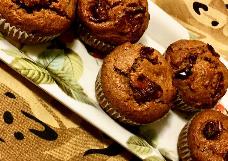 Steps to Make Homemade EGGLESS WHOLE-WHEAT DATES MUFFINS