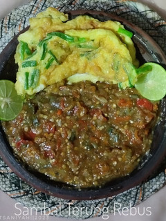Foto resep Sambal Terung Bulat Rebus