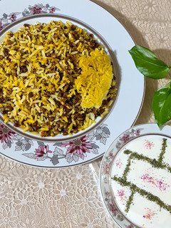 عکسی از دستور 🍀عدس پلو دشت مغان🍀