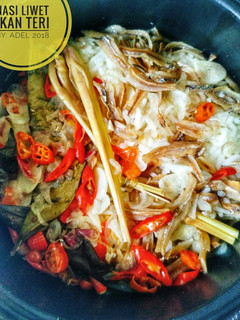 Foto resep Nasi Liwet Ikan Teri